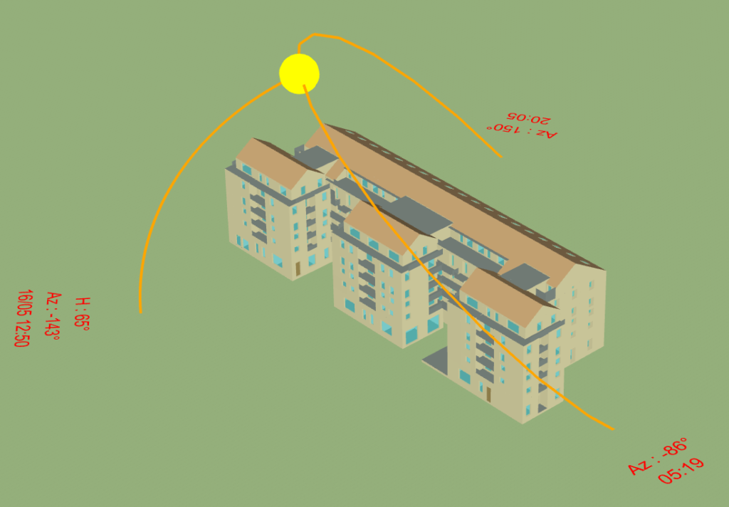 exemple de modélisation d'un bâtiment sous le logiciel PLEIADES